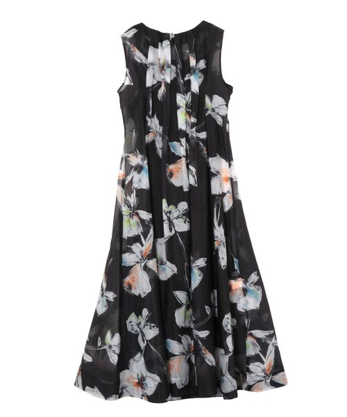 OUNNOUN】プリントタックワンピース（ワンピース）｜OUNNOUN