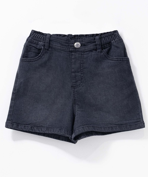 NAVY(ネイビー)の「【ガールズ】NAVY ストレッチ ハイウエストショートパンツ(その他パンツ・キッズ・ライトブルー/ブラック/サックスブルー/ブラック系その他/ネイビー系/ブルー系/ミント/パープル・120/130/140/150/160)」の3枚目の写真
