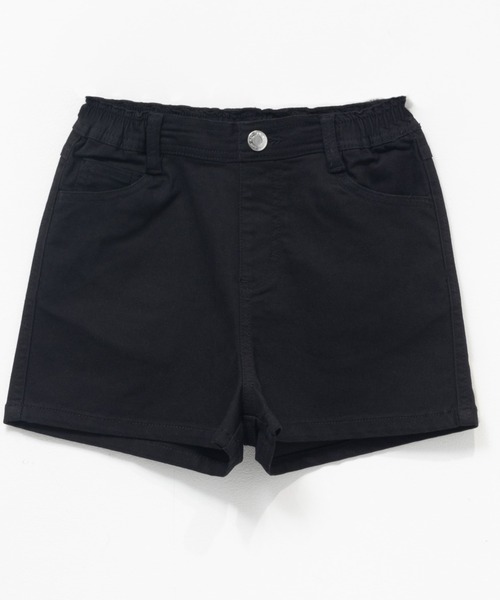 NAVY(ネイビー)の「【ガールズ】NAVY ストレッチ ハイウエストショートパンツ(その他パンツ・キッズ・ライトブルー/ブラック/サックスブルー/ブラック系その他/ネイビー系/ブルー系/ミント/パープル・120/130/140/150/160)」の2枚目の写真