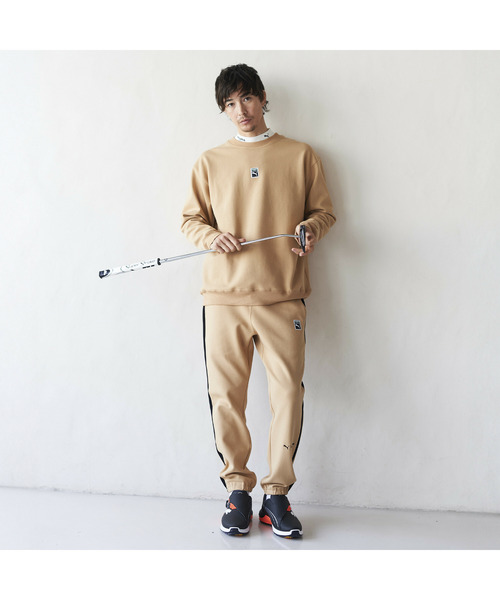 renoma golf renomaゴルフ　スウェットセットアップ PUMA プーマ メンズ ゴルフ PUMA x renoma golf サイドライン