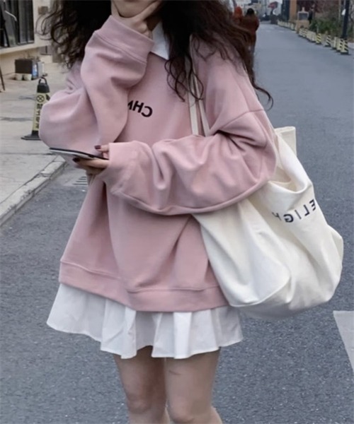 FREE STYLISTS（フリー スタイリスト）の「ミニ丈ティアードシャツワンピース（シャツワンピース・レディース・ホワイト/ブラック・S/M/L/XL/2XL）」の10枚目の写真