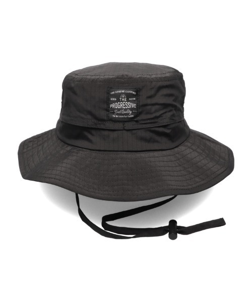 Kids Foret（キッズフォーレ）の「無地ナイロン撥水ハット・帽子（ハット・キッズ・ブラック/カーキ/ピンク/ラベンダー・50/52/54/56）」の5枚目の写真