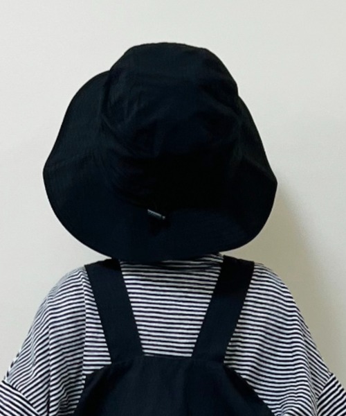 Kids Foret（キッズフォーレ）の「無地ナイロン撥水ハット・帽子（ハット・キッズ・ブラック/カーキ/ピンク/ラベンダー・50/52/54/56）」の19枚目の写真