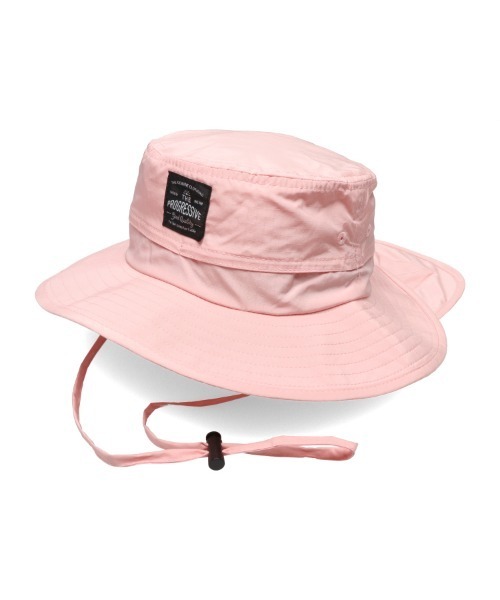 Kids Foret（キッズフォーレ）の「無地ナイロン撥水ハット・帽子（ハット・キッズ・ブラック/カーキ/ピンク/ラベンダー・50/52/54/56）」の22枚目の写真