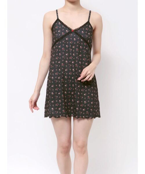 jouetie（ジュエティ）の「レースフラワーカットキャミワンピース【セット対応】夏服（ワンピース・レディース・ブラック/オフホワイト/ピンク・MEDIUM）」の9枚目の写真