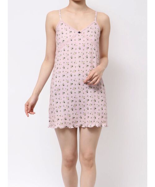 jouetie（ジュエティ）の「レースフラワーカットキャミワンピース【セット対応】夏服（ワンピース・レディース・ブラック/オフホワイト/ピンク・MEDIUM）」の8枚目の写真