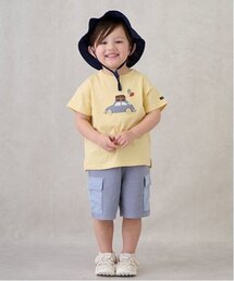 petit main（プティマイン）の「ポケットつきカットハーフパンツ（スウェットパンツ・キッズ）」