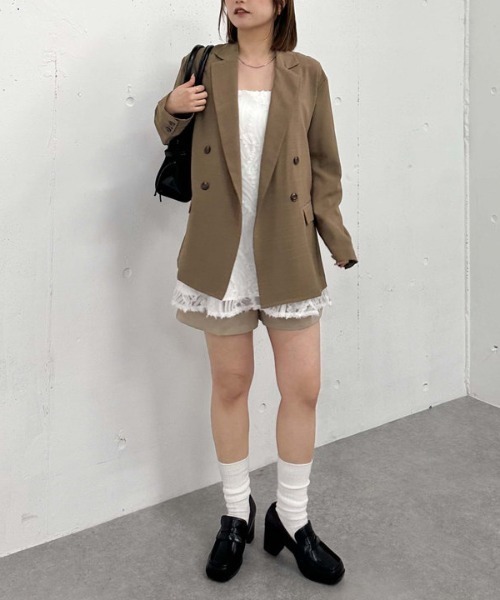 archives(アルシーヴ)の「モチーフレースミニキャミワンピース(ワンピース・レディース・オフホワイト/ブラック・MEDIUM)」の12枚目の写真