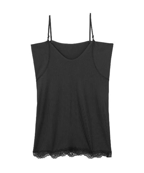 PEACH JOHN（ピーチジョン）の「【吸水速乾＆接触冷感】クーリッシュキャミソール（ワキ汗パッド付き）（インナーウェア/肌着・レディース・ブラック/ベージュ/ホワイト・SMALL/MEDIUM/LARGE）」の15枚目の写真