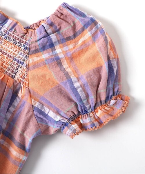 apres les cours（アプレレクール）の「【リンク】スモッキング刺繍ロンパス（ロンパース・キッズ・チェック/ストライプ・70/80）」の8枚目の写真