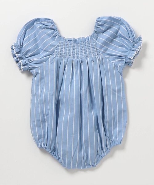 apres les cours（アプレレクール）の「【リンク】スモッキング刺繍ロンパス（ロンパース・キッズ・チェック/ストライプ・70/80）」の15枚目の写真