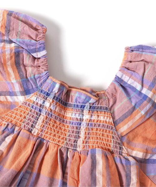 apres les cours（アプレレクール）の「【リンク】スモッキング刺繍ロンパス（ロンパース・キッズ・チェック/ストライプ・70/80）」の17枚目の写真