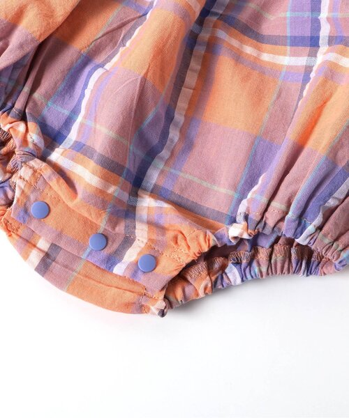 apres les cours（アプレレクール）の「【リンク】スモッキング刺繍ロンパス（ロンパース・キッズ・チェック/ストライプ・70/80）」の12枚目の写真