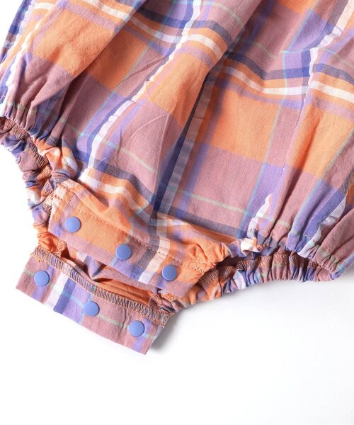 apres les cours（アプレレクール）の「【リンク】スモッキング刺繍ロンパス（ロンパース・キッズ・チェック/ストライプ・70/80）」の13枚目の写真