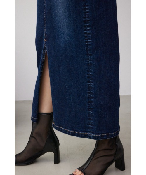 AZUL by moussy（アズールバイマウジー）の「AZUL DENIM ハイウエストスカート（デニムスカート・レディース・ブラック/ダークブルー・X-SMALL/SMALL/MEDIUM/LARGE）」の22枚目の写真