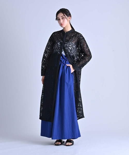 RAW FUDGE（ローファッジ）の「ベルト付きナイロンワイドパンツ（その他パンツ・レディース・ブラック/ネイビー/ベージュ・M）」の13枚目の写真