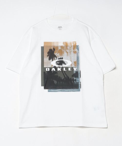 OAKLEY(オークリー)の「オークリー ENHANCE QDC SS TEE SUNSET 4.0(Tシャツ/カットソー・メンズ・ブラック/ネイビー/ホワイト・LL/3L/S/M/L)」の2枚目の写真