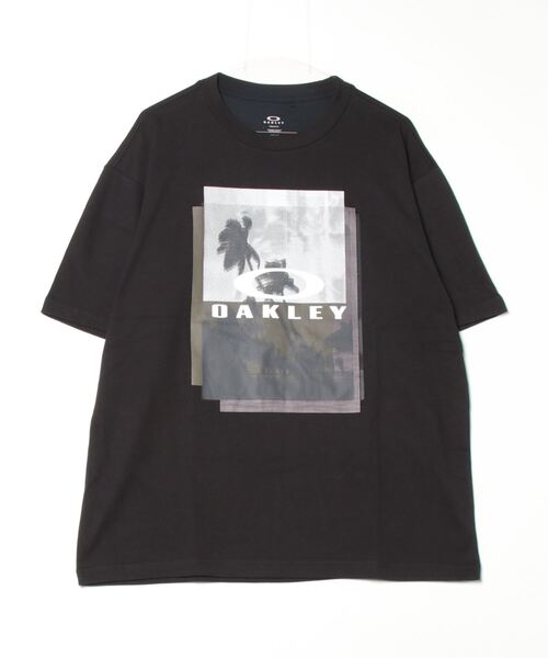 OAKLEY(オークリー)の「オークリー ENHANCE QDC SS TEE SUNSET 4.0(Tシャツ/カットソー・メンズ・ブラック/ネイビー/ホワイト・LL/3L/S/M/L)」の1枚目の写真