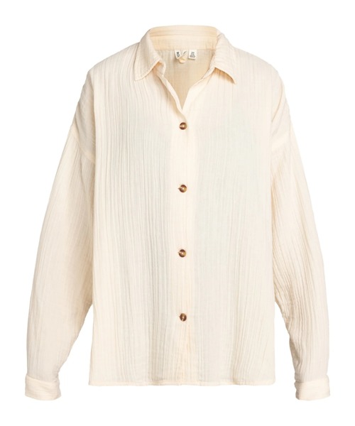 ROXY(ロキシー)の「MORNING TIME /ロキシーオーバーサイズコットンシャツ(シャツ/ブラウス・レディース・ホワイト・X-SMALL/SMALL)」の12枚目の写真