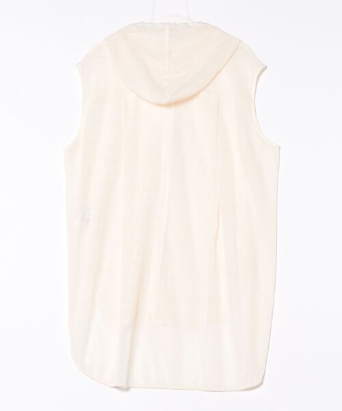 CHIGNON メッシュフーディーチュニックシャツ