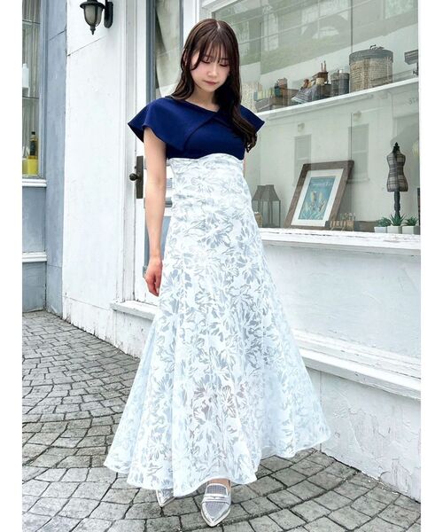 dazzlin オパールフラワーコルセットワンピース セール】オパールフラワーコルセットワンピース（ワンピース