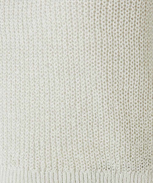 abahouse mavie（アバハウスマヴィ）の「片畦ノースリーブ2WAYニット/夏服（ニット/セーター・レディース・レッド/ホワイト/ブラック・フリー）」の10枚目の写真