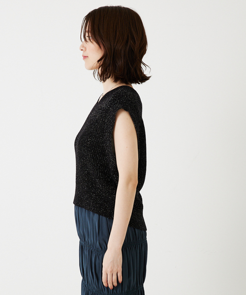 abahouse mavie（アバハウスマヴィ）の「片畦ノースリーブ2WAYニット/夏服（ニット/セーター・レディース・レッド/ホワイト/ブラック・フリー）」の21枚目の写真