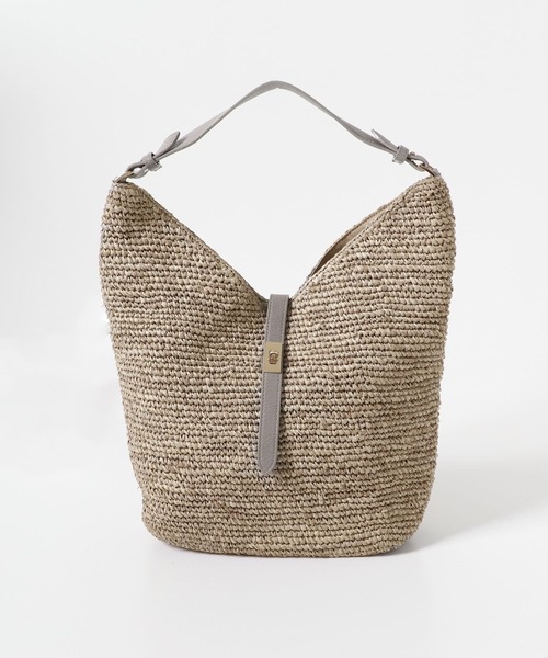 URBAN RESEARCH ROSSO WOMEN（アーバンリサーチ　ロッソ）の「VIOLAd’ORO　ラフィアワンショルダーバッグ（かごバッグ・レディース・ブラウン系その他/ナチュラル・-）」の2枚目の写真