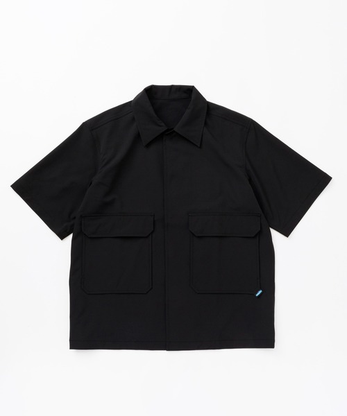 KAVU(カブー)の「KAVU/カブー SHELTECH Shirket/シェルテックシャケット(シャツ/ブラウス・メンズ・ベージュ/ブラック・MEDIUM/LARGE)」の4枚目の写真