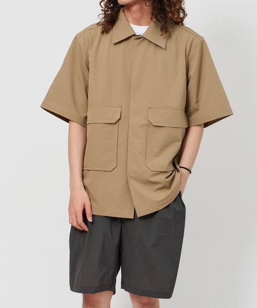 KAVU(カブー)の「KAVU/カブー SHELTECH Shirket/シェルテックシャケット(シャツ/ブラウス・メンズ・ベージュ/ブラック・MEDIUM/LARGE)」の13枚目の写真