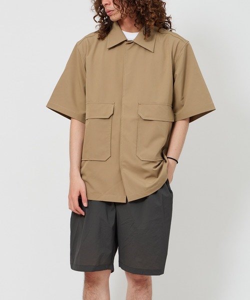 KAVU(カブー)の「KAVU/カブー SHELTECH Shirket/シェルテックシャケット(シャツ/ブラウス・メンズ・ベージュ/ブラック・MEDIUM/LARGE)」の14枚目の写真
