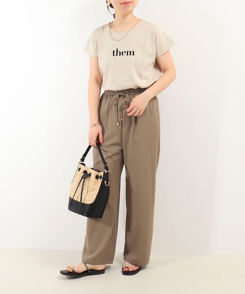 MICO COULIER（ミコクリエ）の「ポリストレッチ ドライタッチパンツ（その他パンツ・レディース・カーキ/ネイビー・38/36）」の19枚目の写真