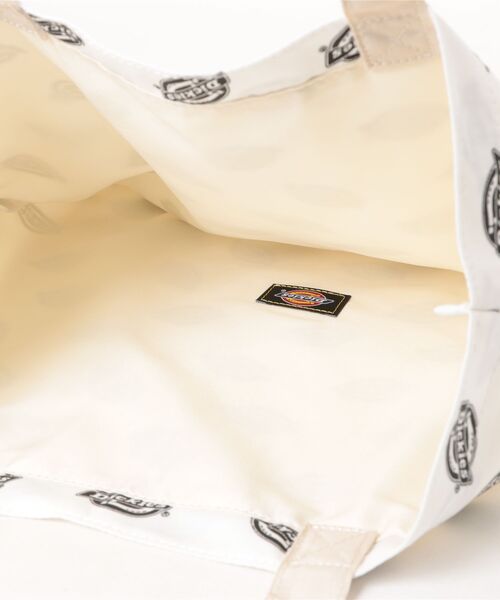 Dickies(ディッキーズ)の「【Dickies】DK EX PRINT TOTE BAG MN / ディッキーズ ロゴ総柄 プリント トートバッグ(トートバッグ・メンズ・オレンジ/ブラック・FREE)」の11枚目の写真