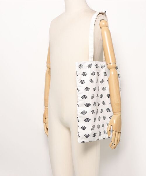 Dickies(ディッキーズ)の「【Dickies】DK EX PRINT TOTE BAG MN / ディッキーズ ロゴ総柄 プリント トートバッグ(トートバッグ・メンズ・オレンジ/ブラック・FREE)」の12枚目の写真