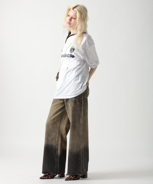 FOREVER 21（フォーエバー トゥエンティーワン）の「【2025SS】ワンショルゲームシャツワンピース（ワンピース・レディース・オフホワイト/ブルー/ネイビー/レッド・FREE）」の15枚目の写真