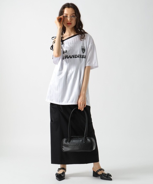 セール】【2025SS】ワンショルゲームシャツワンピース（ワンピース