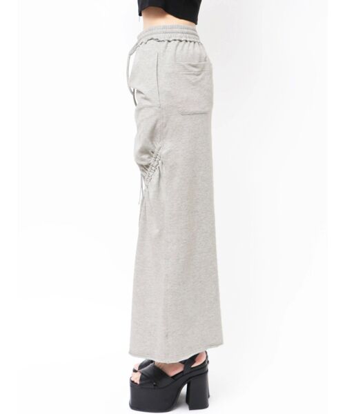 EMODA（エモダ）の「ギャザーマキシスカート（スカート・レディース・グレー/ブラック・FREE）」の10枚目の写真