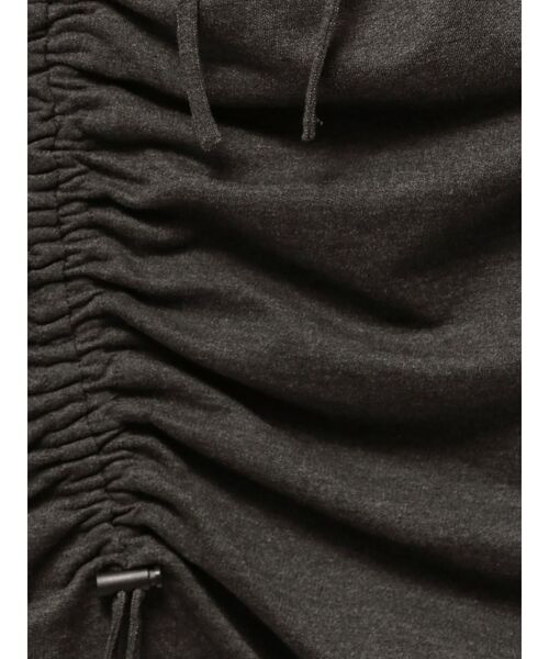 EMODA（エモダ）の「ギャザーマキシスカート（スカート・レディース・グレー/ブラック・FREE）」の6枚目の写真