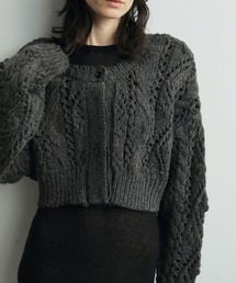 anuke（アンヌーク）の「Cable Knit Cardigan（ニット/セーター）」 - WEAR