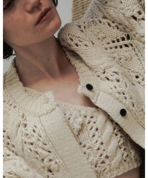 Cable Knit Cardigan（ニット/セーター）｜anuke（アンヌーク）の