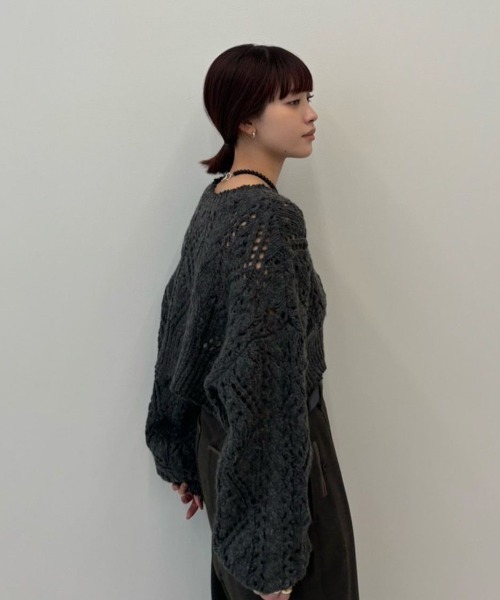 anuke（アンヌーク）の「Cable Knit Cardigan（ニット/セーター）」 - WEAR