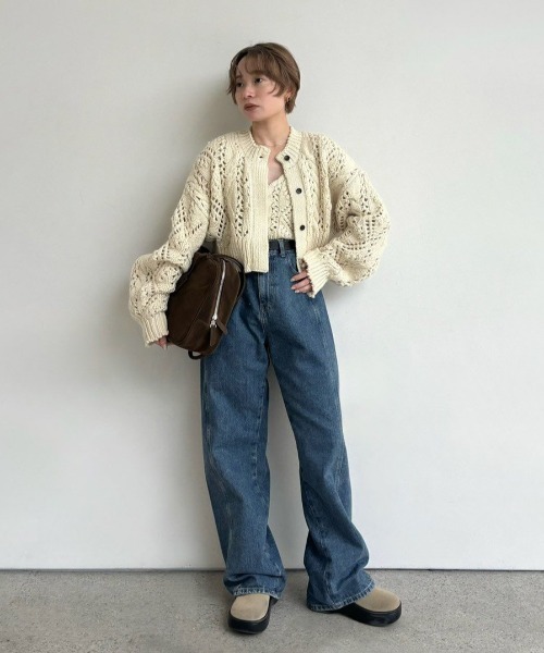 トップス anuke cable knit cardigan ànuke online store（アンヌーク） / Cable Knit CardiganCable