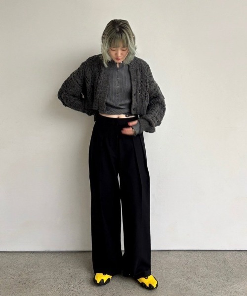 anuke（アンヌーク）の「Cable Knit Cardigan（ニット/セーター）」 - WEAR