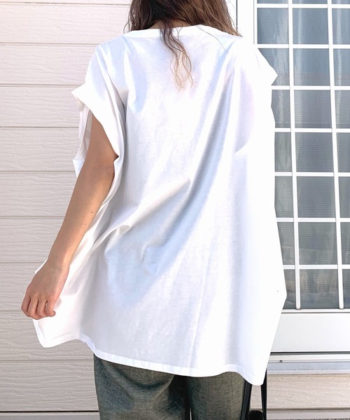 セール】シルケットキーネックプルオーバー（Tシャツ/カットソー