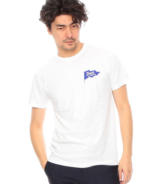 DEUS EX MACHINA（デウスエクスマキナ）の「▼【予約】DEUS EX MACHINA / WHEELIN TEE（Tシャツ/カットソー・メンズ・ホワイト/ブラック・SMALL/X-SMALL/MEDIUM）」の3枚目の写真