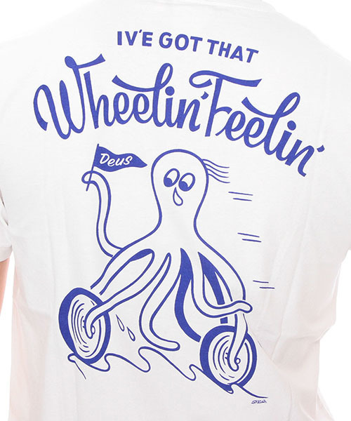 DEUS EX MACHINA（デウスエクスマキナ）の「▼【予約】DEUS EX MACHINA / WHEELIN TEE（Tシャツ/カットソー・メンズ・ホワイト/ブラック・SMALL/X-SMALL/MEDIUM）」の11枚目の写真