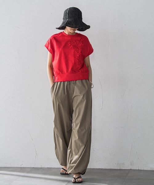 セール】撥水サイドラインパラシュートパンツ≪手洗い可能≫（その他