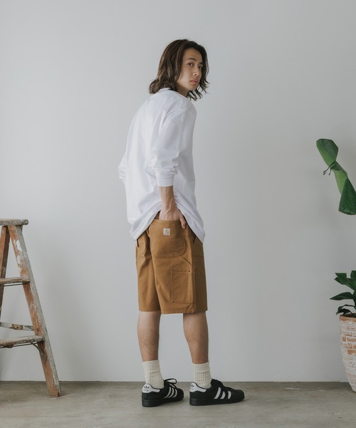 雰囲気⭕️Carhartt RELAXED FIT グランジ フェード Carhartt カーハート relaxed fit ダックパンツ サイドカーゴ