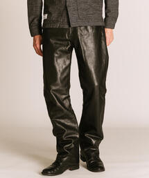 OY 黒 レザーパンツ 革パンツ スリム レザーパンツ｜カドヤ公式オンラインショップ