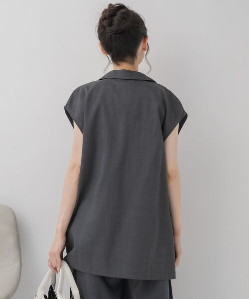 RETRO GIRL（レトロガール）の「テーラードベスト（ベスト・レディース・ナチュラル/ダークグレー/ベージュ・FREE）」の13枚目の写真